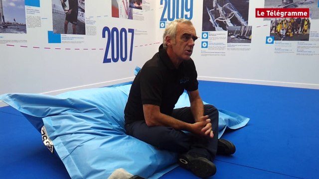 Route du Rhum - Destination Guadeloupe. Loïck Peyron détendu