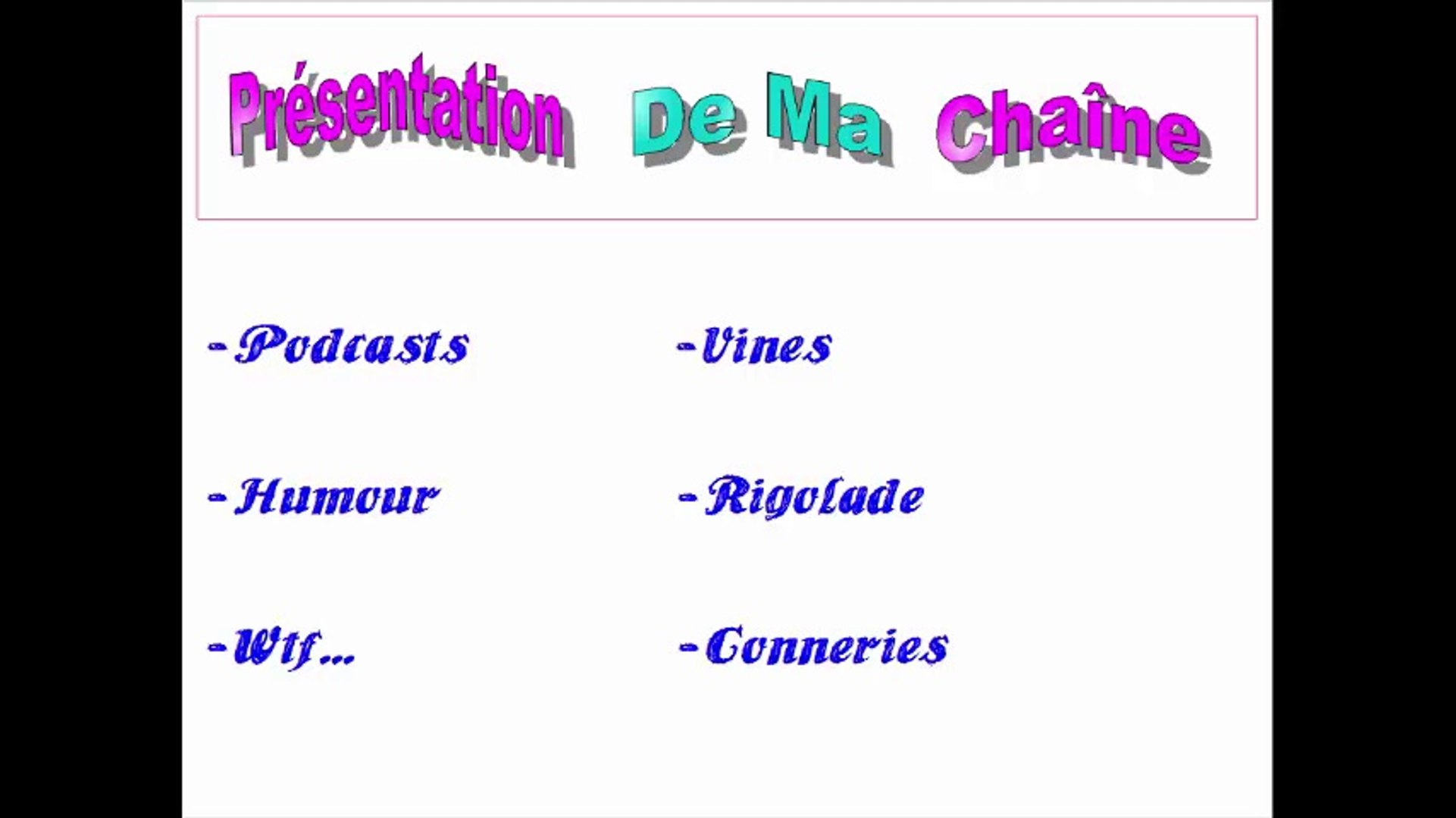 ⁣Présentation Chaîne Podcasts