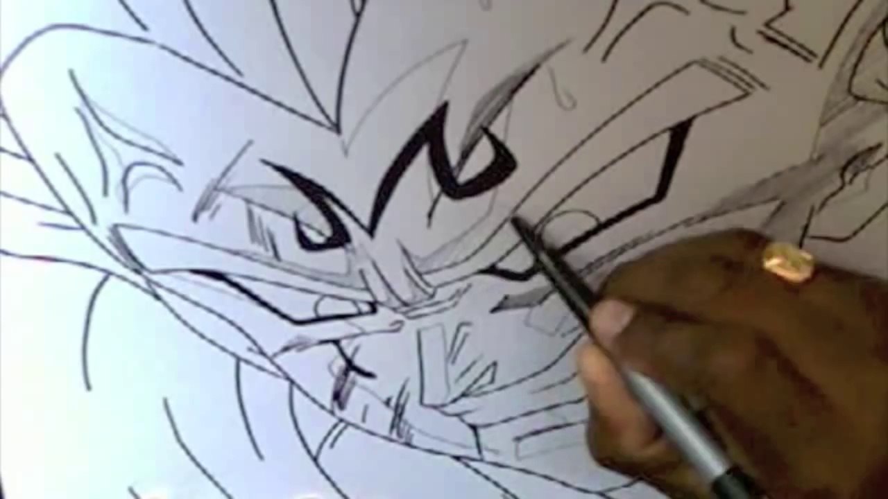 HOW TO DRAW MAJIN VEGETA ベジータ