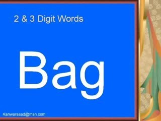 2 Simple 2 & 3 Digit Letter Words for Kids ✨