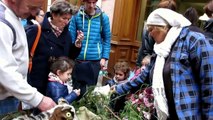 Démontagnée à Bourg Saint Maurice : les troupeaux ont défilé dans les rues