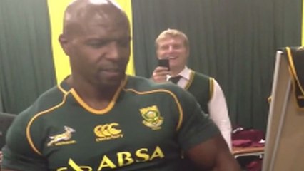 Les Springboks prennent une leçon de danse