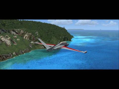 FSX Vol à Hawaii en Fouga Zéphyr