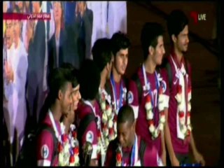 وصول عنابي الشباب إلى مطار حمد الدولي-3