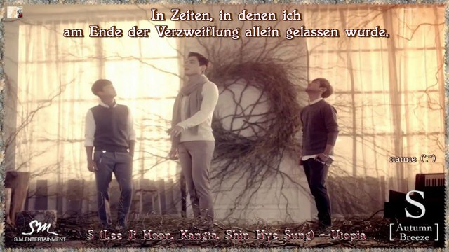 S (Lee Ji Hoon, Kangta, Shin Hye Sung) - Utopia k-pop [german Sub]