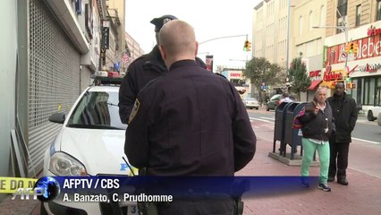 Foto mostra machado usado em ataque em NY