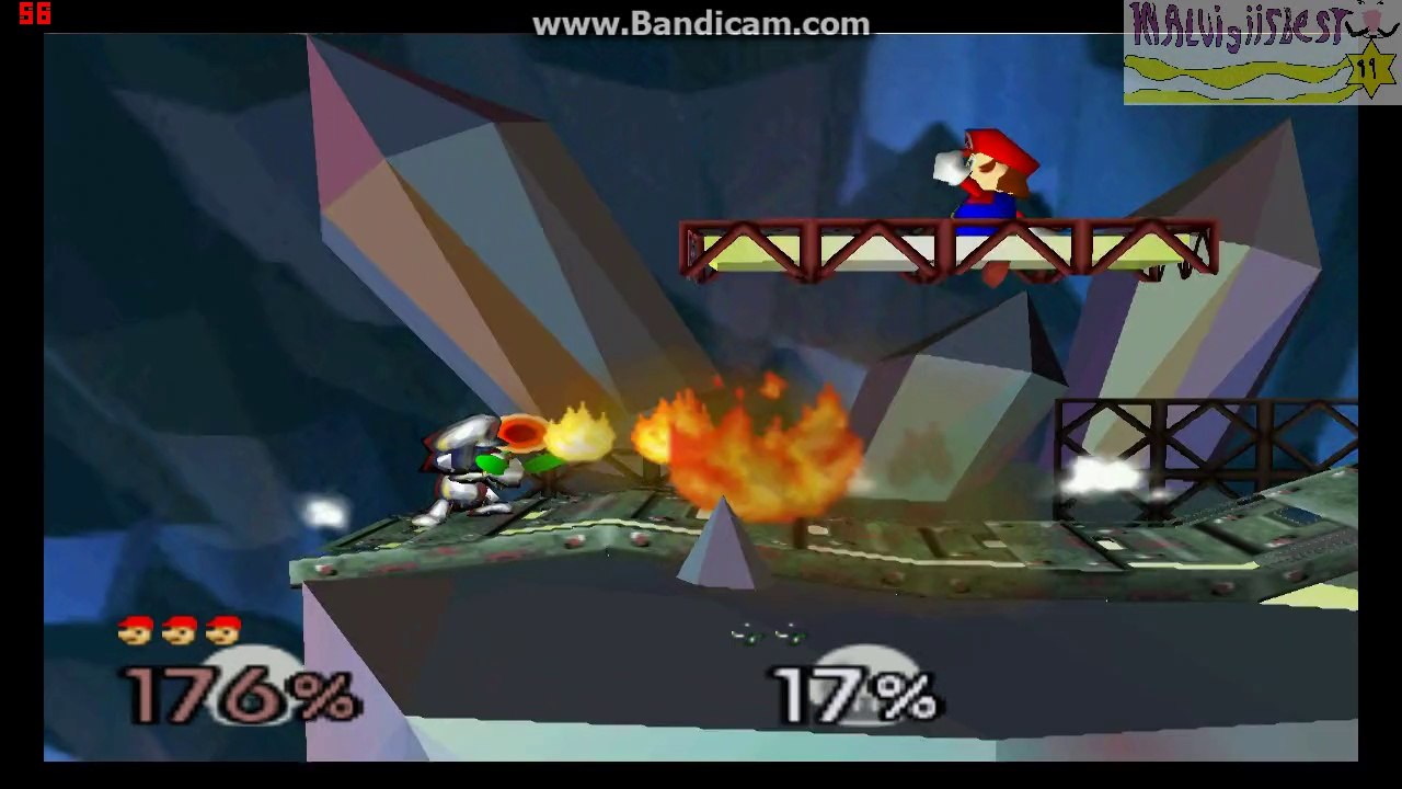 Mario vs Metal Mario; Super Smash Bros "Test Video"