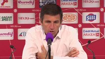 Réaction de Thierry Laurey après Stade Brestois 29 - Gazélec Ajaccio