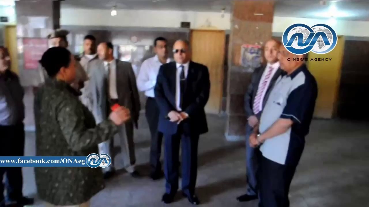 جولة مفاجئة لمحافظ بني سويف بمستشفى الصدر