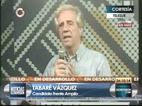Uruguay irá al balotaje entre Tabaré Vázquez y Luis Lacalle Pou