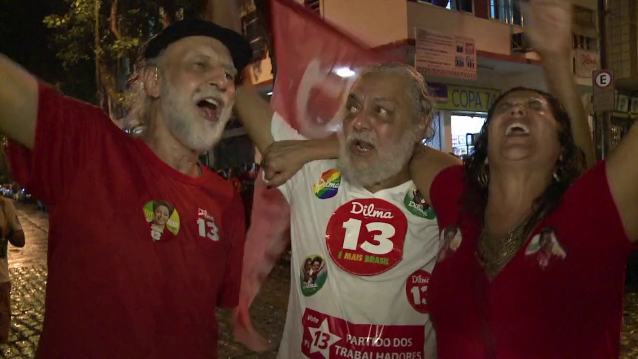 Festa no Rio para Dilma