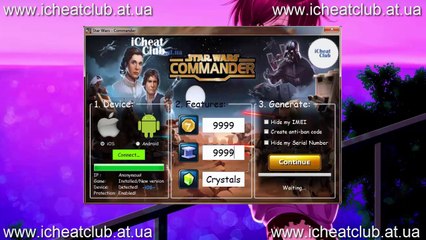 Star Wars Commander Generator Working! 2014