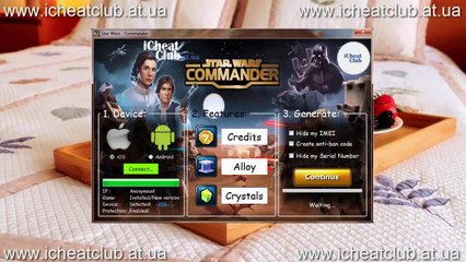 Star Wars commandant Générateur de cristaux, Crédits alliage et 2014