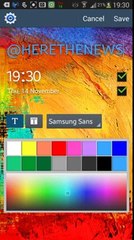Galaxy note 3 How to put personal message on lock screen