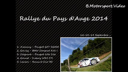 Rallye du Pays d'Auge 2014
