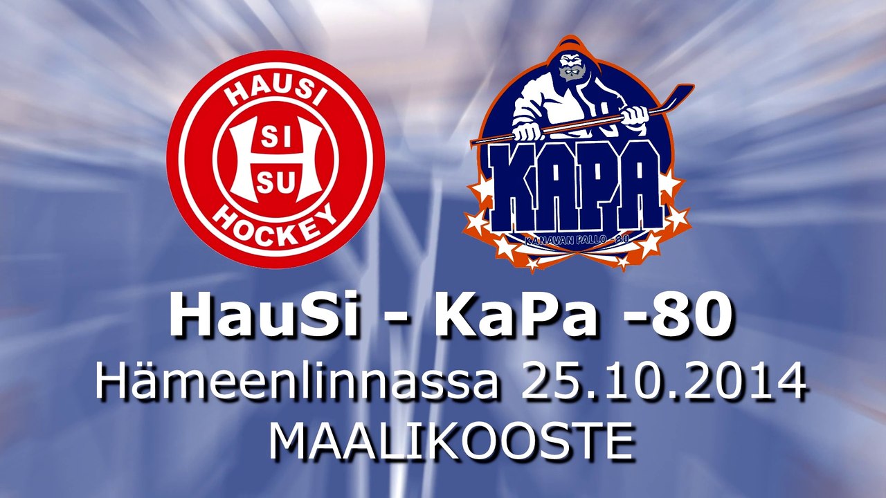 Maalikooste: HauSI - KaPa -80 (Hämeenlinna 25.10.2014)