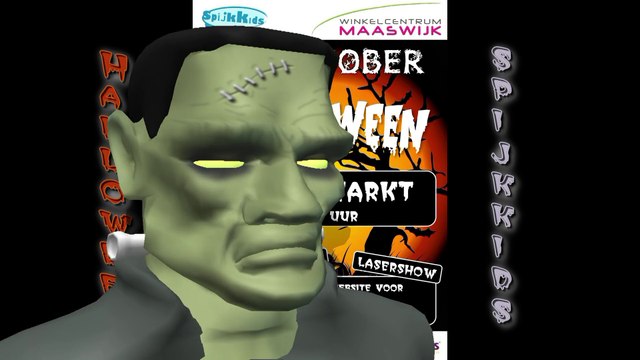 Halloween SpijkKids - Herfstmarkt - Voorbereiding Spooky Halloween Tour / Spijkenisse 2012