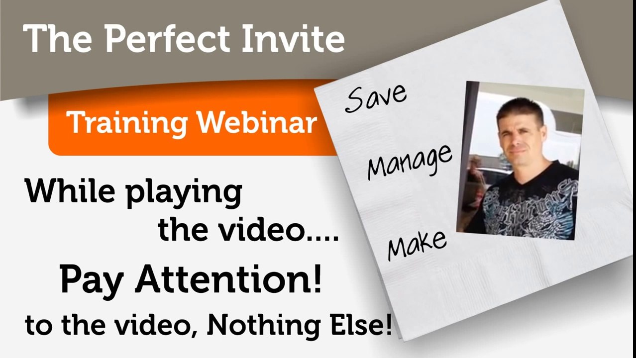 The Perfect Invite to WakeUpNow