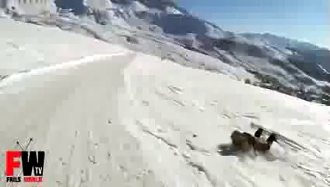 [+18 ~ Sexy Funny Girl]Snowboarder Faceplant - Fails World