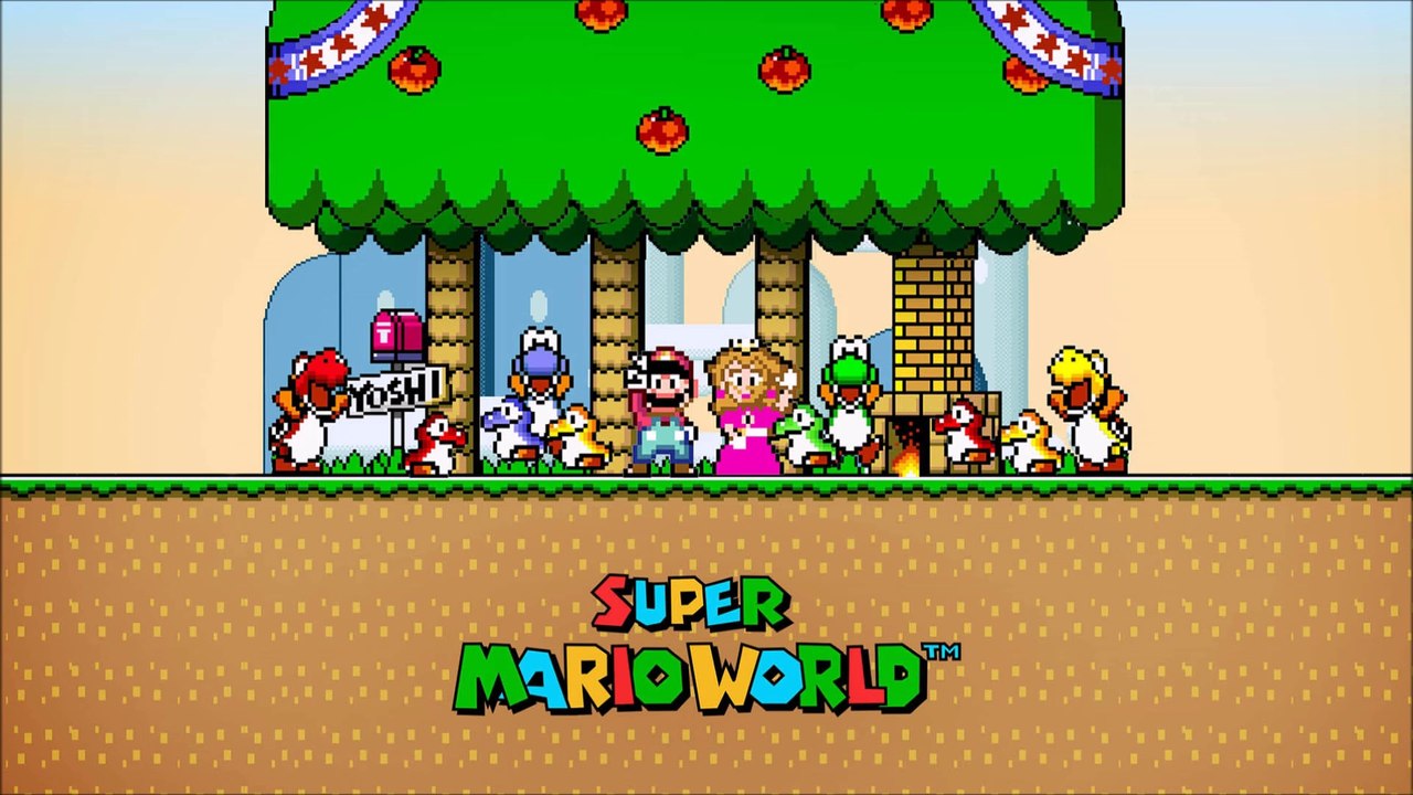 02 - Super Mario World - Map 1 (Yoster Island)