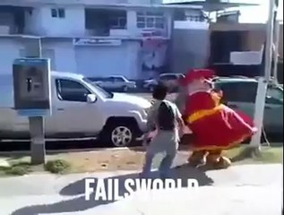 [+18 ~ Sexy Funny Girl]Mascot deal with bullies Failsworld