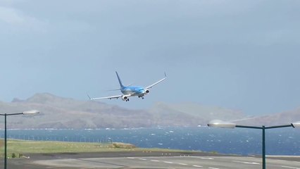 Pilot miraculously avoids an accident during landing German Line TUlfly