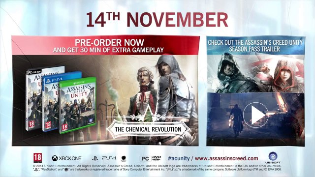 Assassin's Creed Unity (PS4) - Cinématique promotionnelle