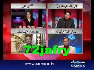 faisal raza abidi on fire. . . .stop shia killing