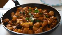 Aloo Fry - Potato Fry - Bangala Dumpa Vepudu