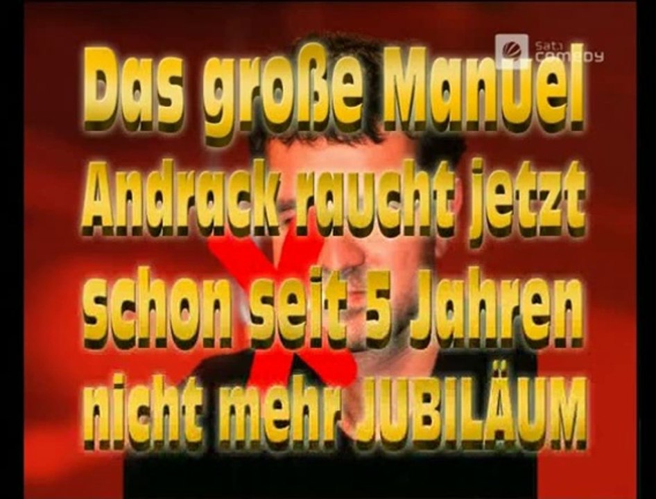 Die Harald Schmidt Show - 1087 - 2002-05-21 - Mirjam Weichselbraun, Andrack raucht nicht