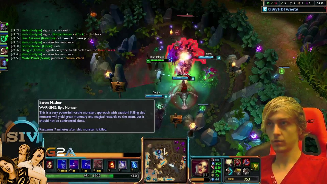 Siv HD - Mid - Katarina vs Ahri (Ranked)