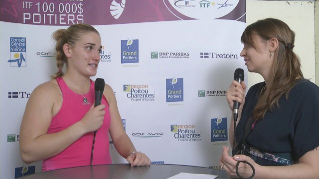 Interview Timea Babos Internationaux Féminins de la Vienne 2014