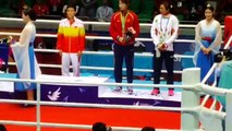 SARITA LAISHRAM rejecting the bronze medal for ASIAN GAMES 2014!!...