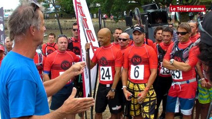 Stand up paddle. City Race : Get up, stand up sur l'Odet
