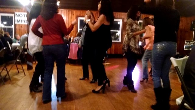 Dancing at Oktoberfest...