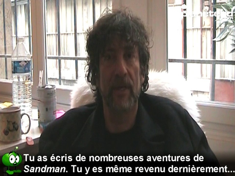 Neil Gaiman en interview sur PlaneteBD.com