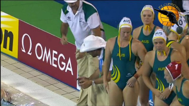Australia 6 Spain 8 Gold game Women World Champs Barcelona 2013 2.8.13 water polo