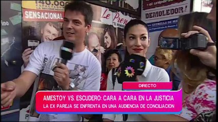 Escudero y Amestoy se pelearon antes de entrar a la mediación