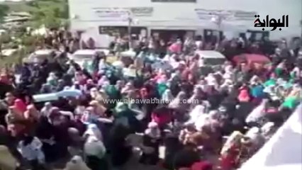 إخوانيات الأزهر يشعلن الشماريخ والألعاب النارية داخل الجامعة