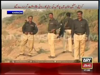 KARACHI Police Gunned down Nine Militants