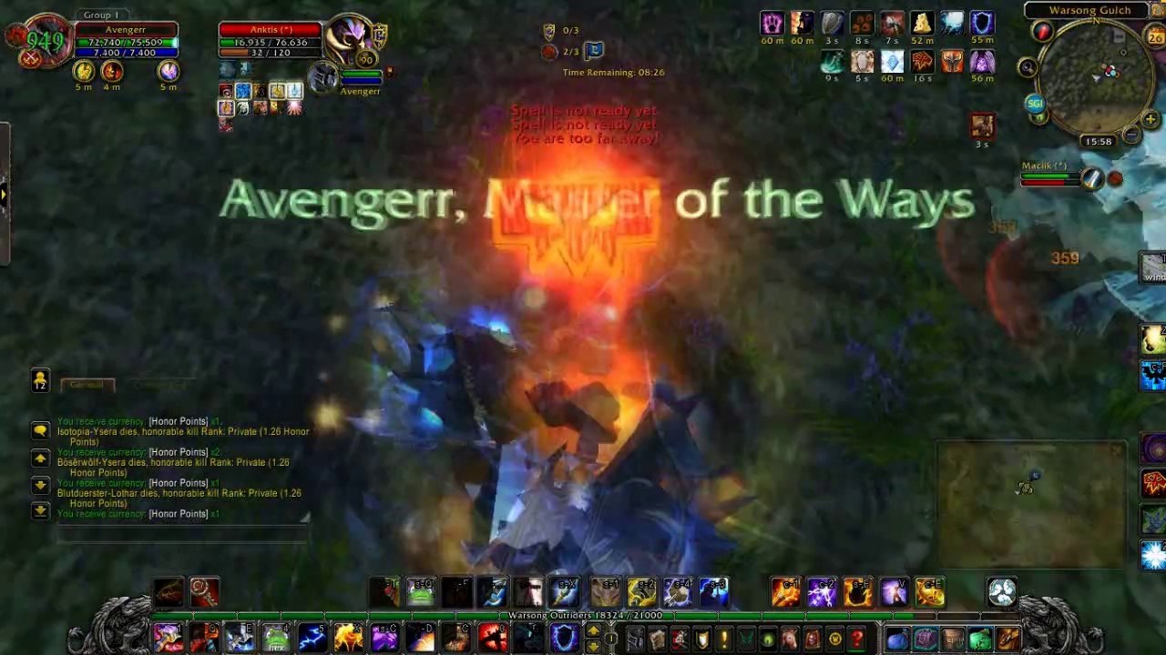 WoW Patch 6.0.2 Enhancement shaman pvp - Warsong Gulch commentary