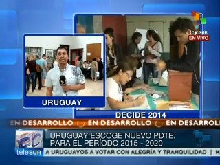 Más del 50% del electorado uruguayo ya ejerció su derecho al voto