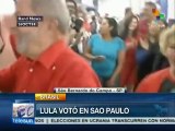 Vota  Luiz Inácio Lula da Silva en elección de Brasil