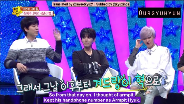 [eng] Stargazing - Kyuhyun and armpit hyuk (Ourgyuhyun)