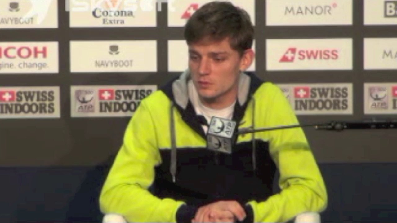 ATP - Bâle 2014 - David Goffin  : "Le top 20 ? La cerise sur la cerise"