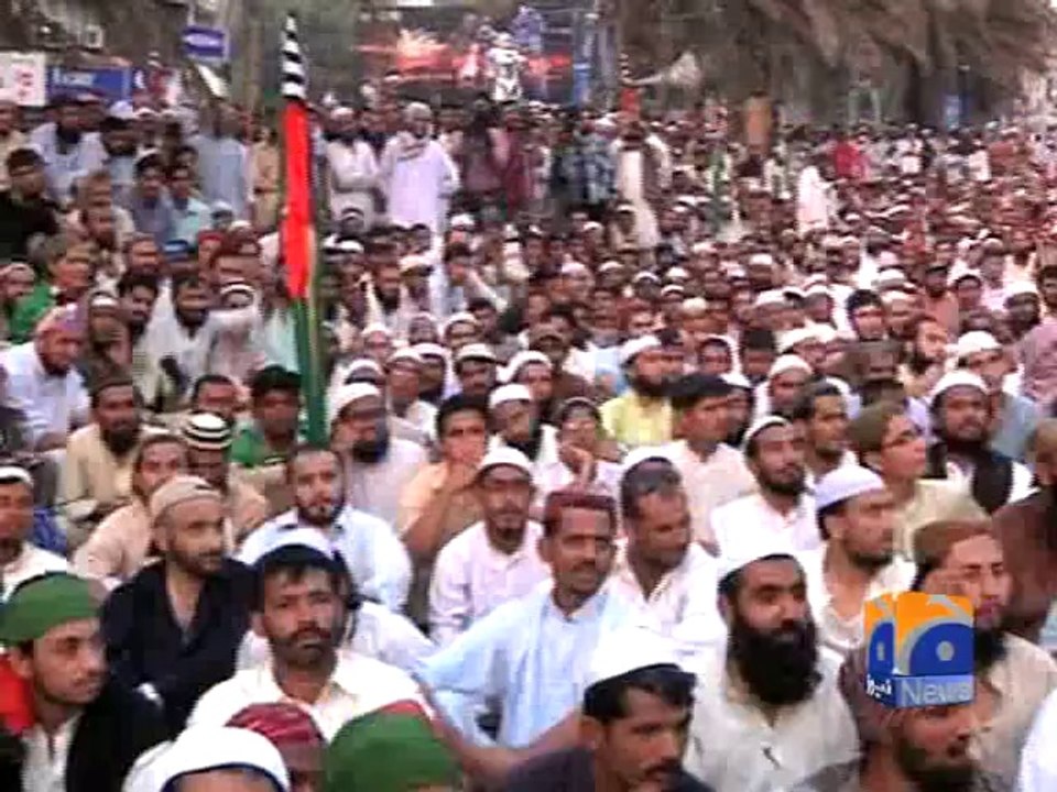 Yaum-e-Shahadat of Hazrat Umer (RA) marked in Karachi-Geo Reports-26 Oct 2014