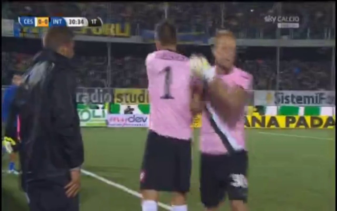 AC Cesena - FC Inter 0-1 (goal Inter penalty)