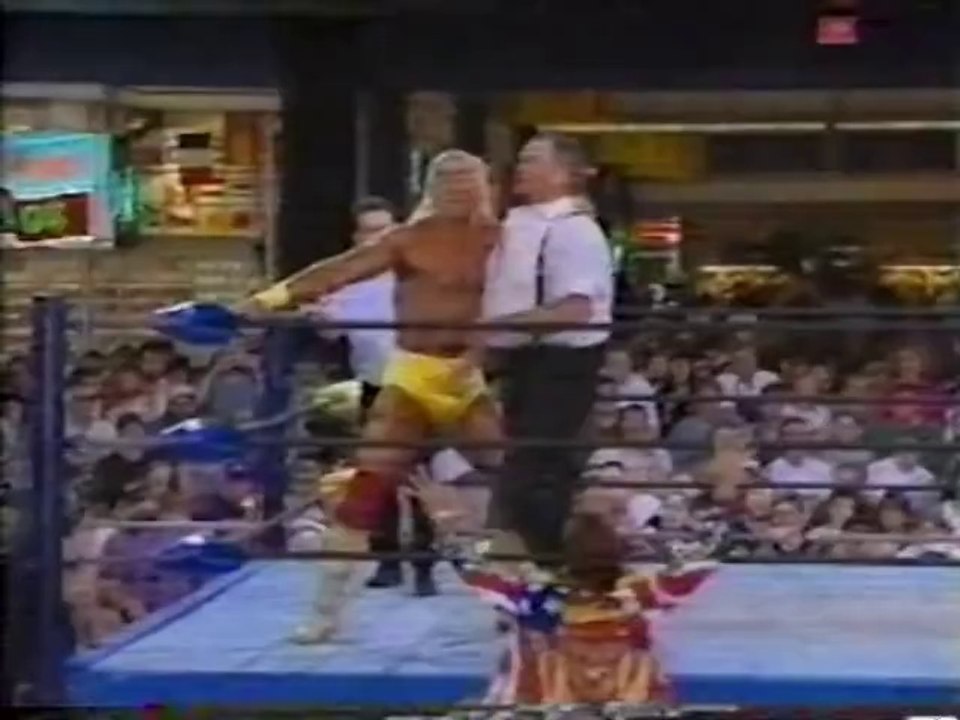 WCW Hulk Hogan vs Big Boss Man @ Nitro 1995-09-04
