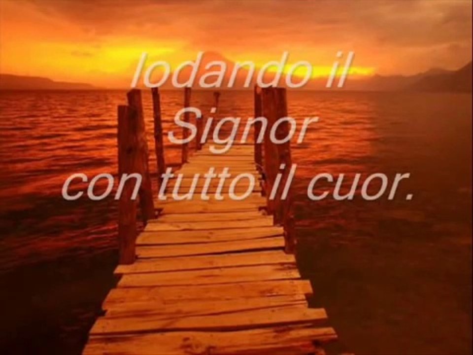 CANTA UN NUOVO CANTO A DIO-SE LO SPIRITO DI DIO