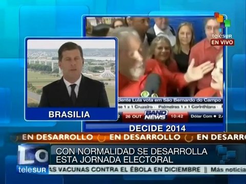 Dilma Rousseff dará mensaje a Brasil al terminar la elección